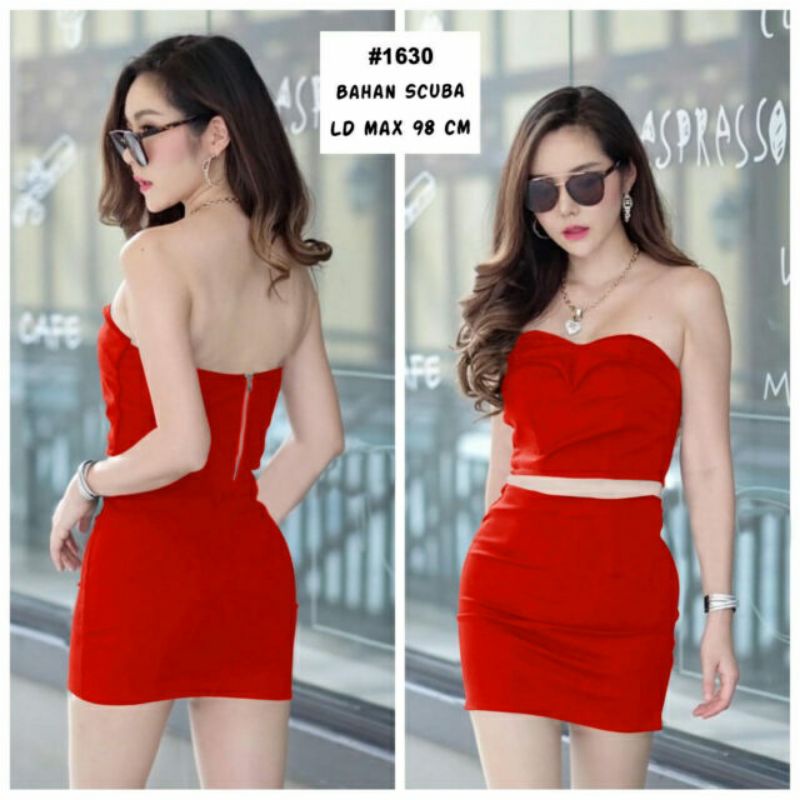 Stelan rok sexi 1630 import stelan wanita kekinian stelan wanita korea