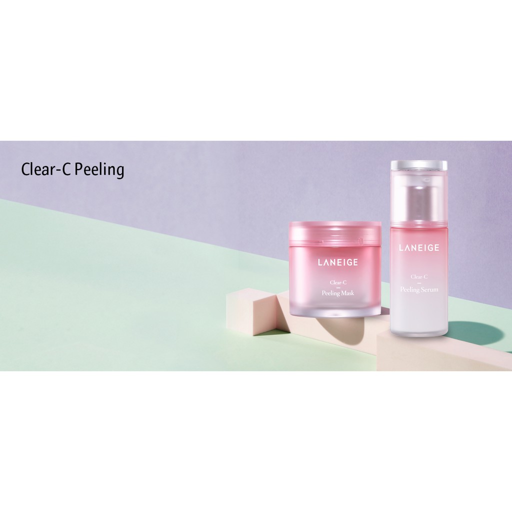 laneige clear c peeling mask dan serum 305000-405000