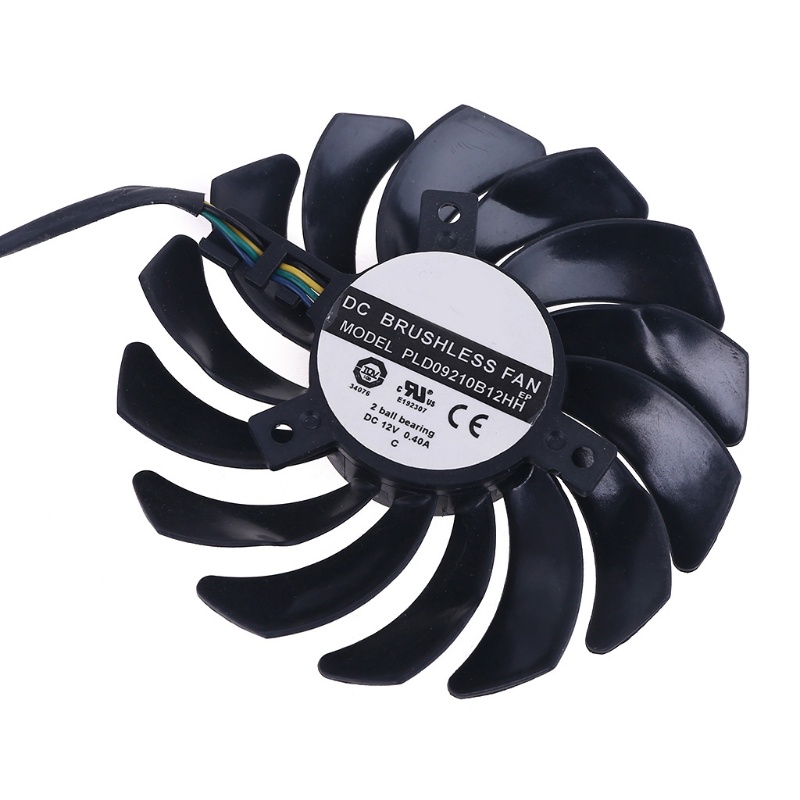 Bt 1pasang 87mm PLD09210B12HH 4pin Grafis Video Card Cooling Fan Untuk MSI RX 470 480 570 580 Armor