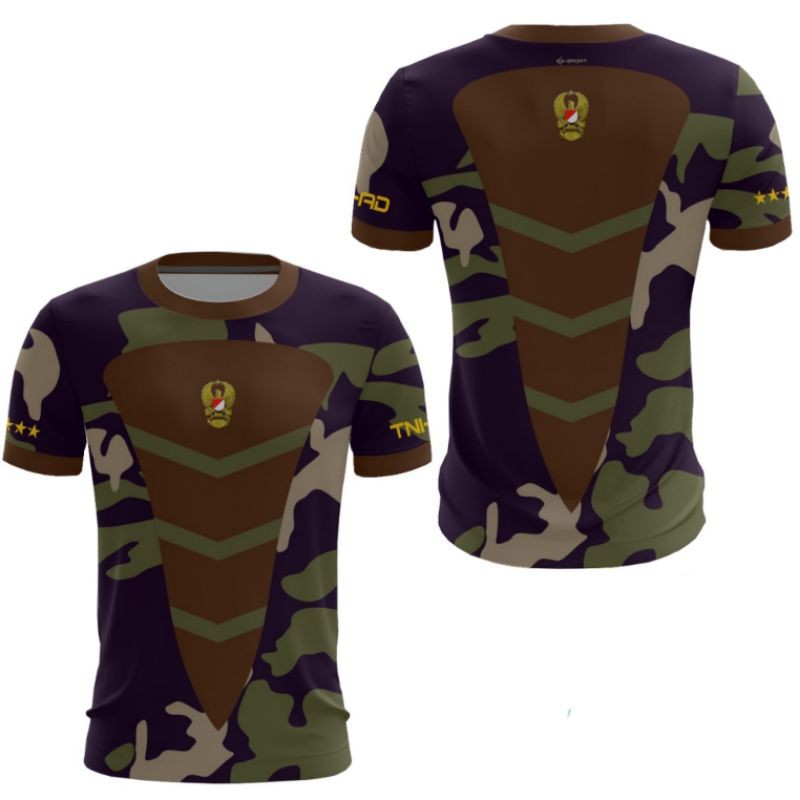 BAJU JERSEY TNI AD [KASAD] SLIMPIT PREMIUM FULL PRINTING TERBARU/COD