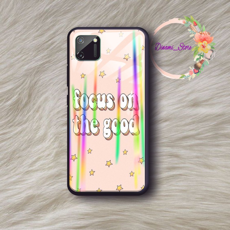 Back Case Glass Aurora TYPOGRAPHY Vivo Y91 Y17 Y12 Y15 Y93 Y95 Y81 Y83 Y71 Y53 y20 Y30 Y50 DST548