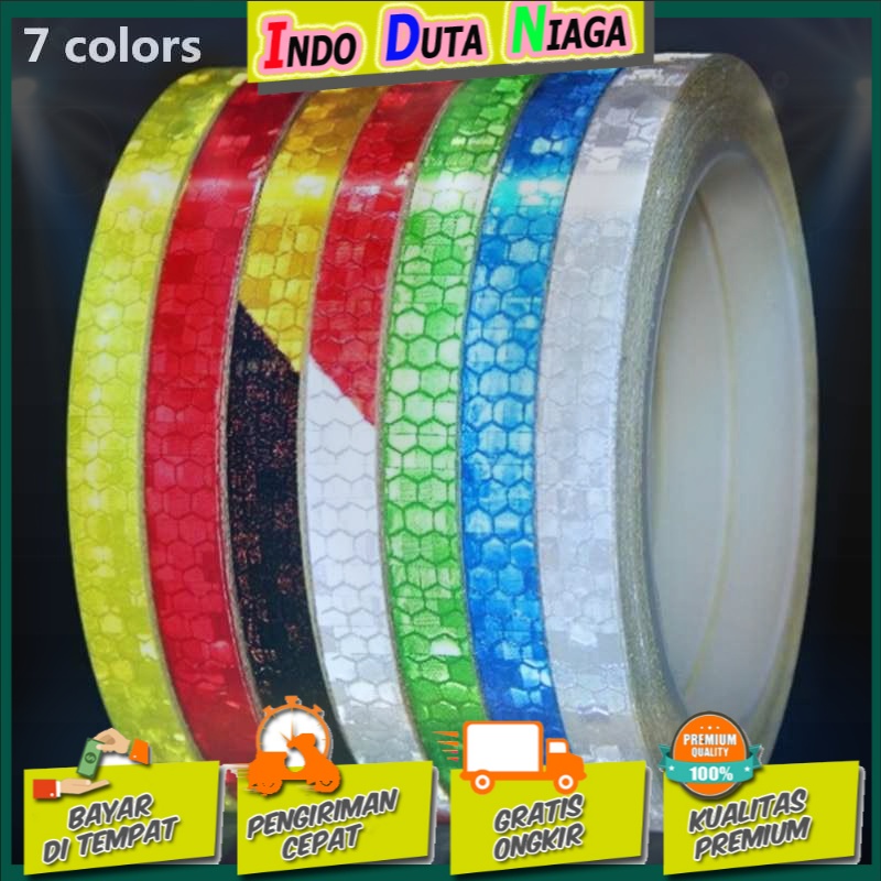 DUUTI Reflective Tape Adhesive Stiker Sepeda MTB Bike 800x1CM - MT800