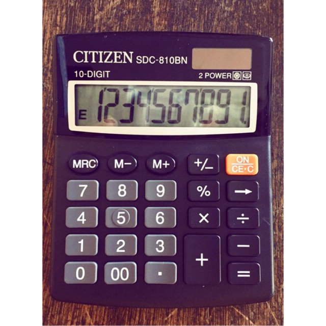 

Kalkulator CITIZEN Ori 100 % SDC-810BN