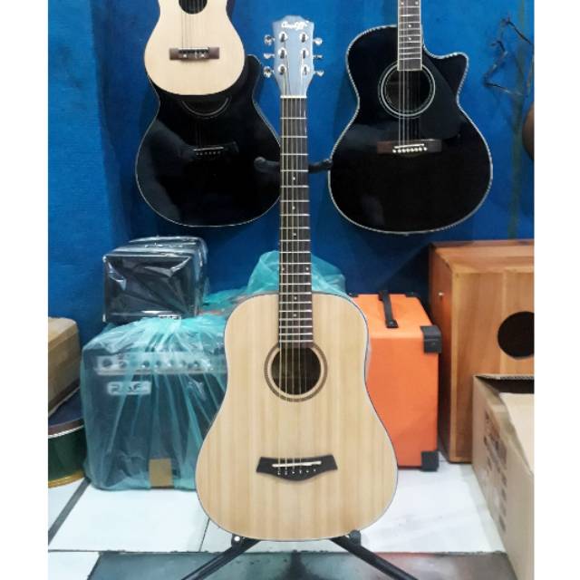Gitar akustik mini original cowboy Gw120na