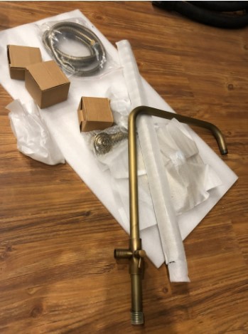 Wall Mounted Bathroom Rain Shower Set Antique Bronze Rainfall Shower With Hand Shower Brass Rain