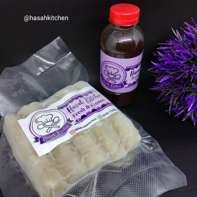 

Pempek ikan lenjer isi 10pcs + cuko