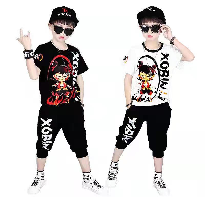 (LOLI-JKT) BOY-45 STELAN ANAK COWOK MOTIF XOBIN SIZE 110-160