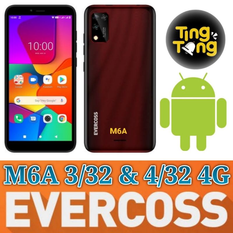 Evercoss M6A 4/32 4G Garansi Resmi