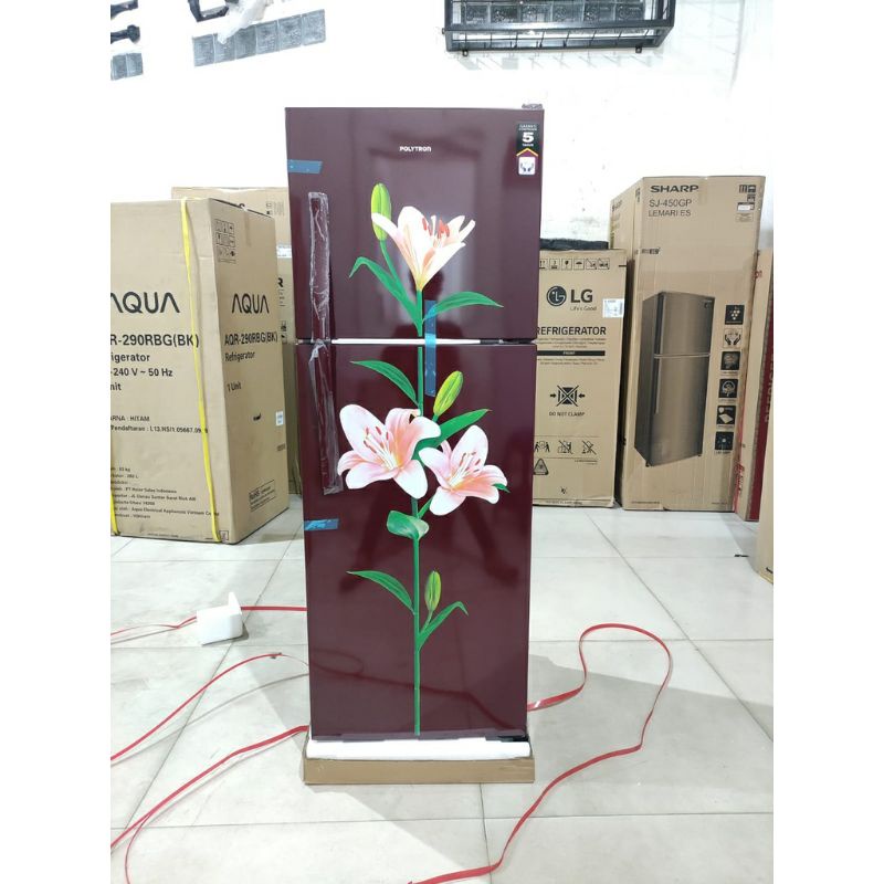 Lemari Es, Kulkas 2 Pintu Polytron Terbaru PRB 237 230Liter Palembang