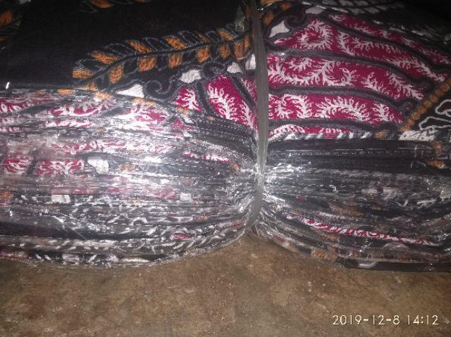 Kemeja Batik Pria Lengan Panjang Batik R08 Motif Black Sweet