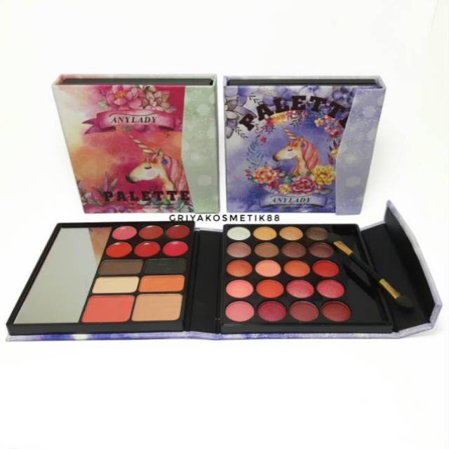 ANYLADY MAKE UP PALETTE LENGKAP