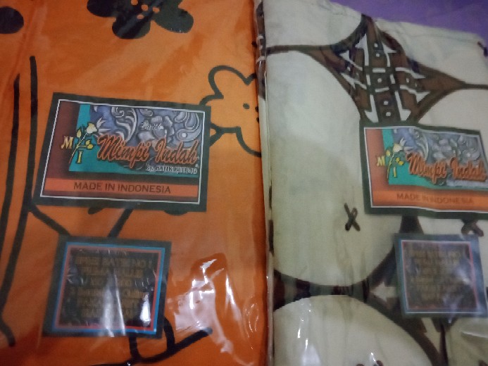 Sprei Batik Pekalongan Motf Kawung Sogan