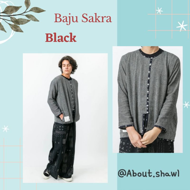 Baju Sakra Black Sejauh Mata Memandang