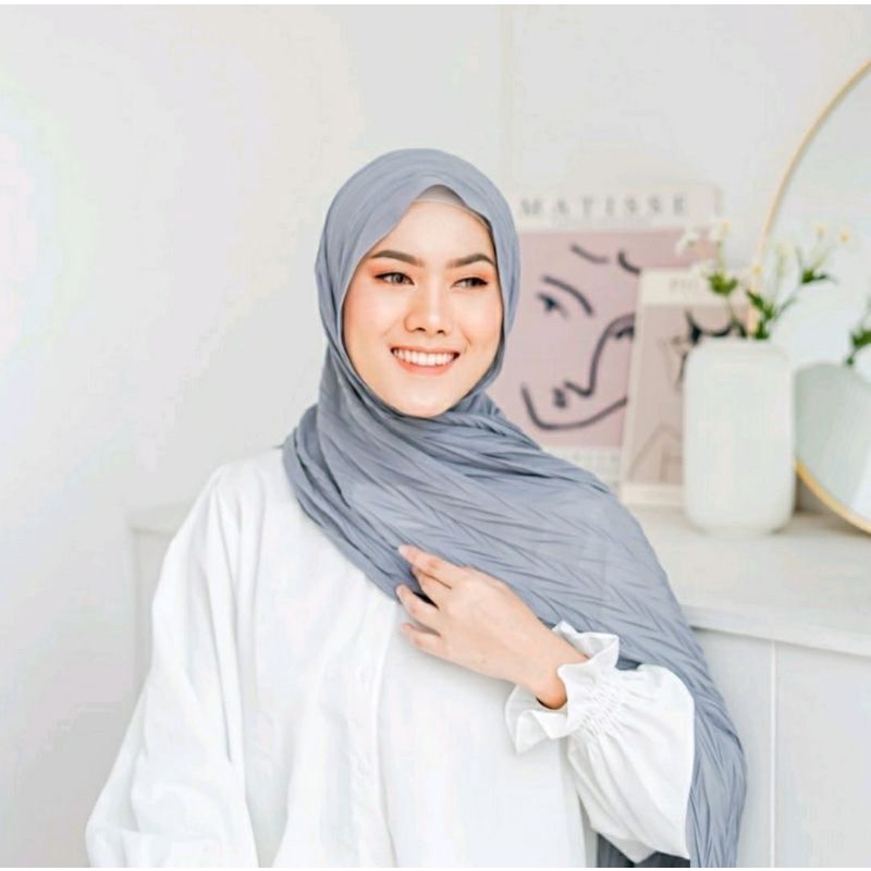 PASHMINA PLISKET PADI ZIGZAG CERUTY (COD)-3