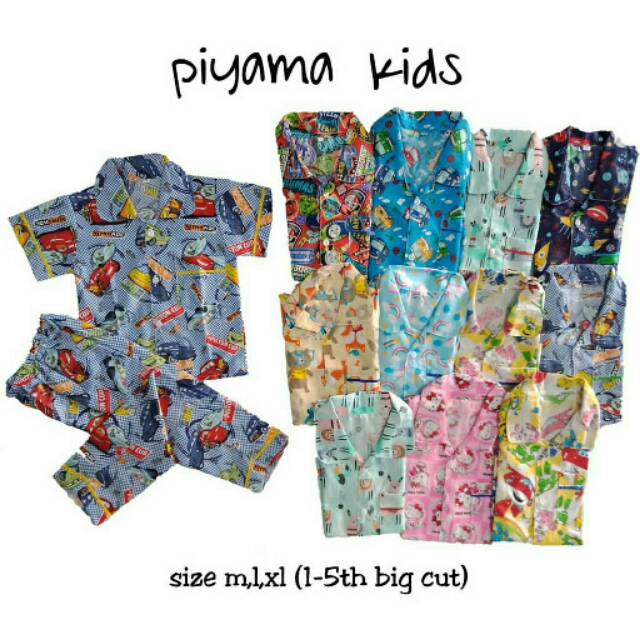 Baju Tidur Piyama Anak 1-5 tahun