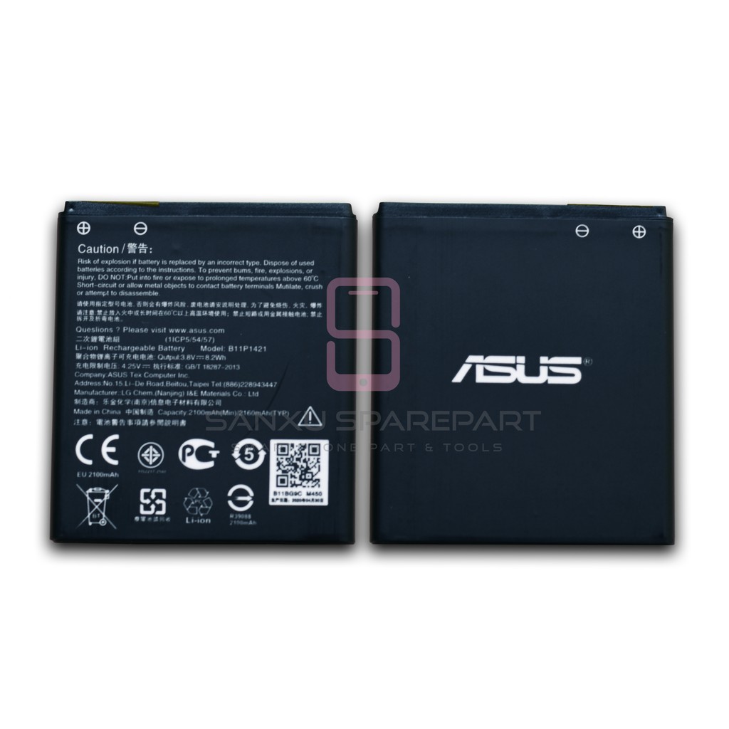 Baterai Batre Asus Zenfone 4c / Zenfone C / ZC451CG / Z007 / B11P1421 ORI