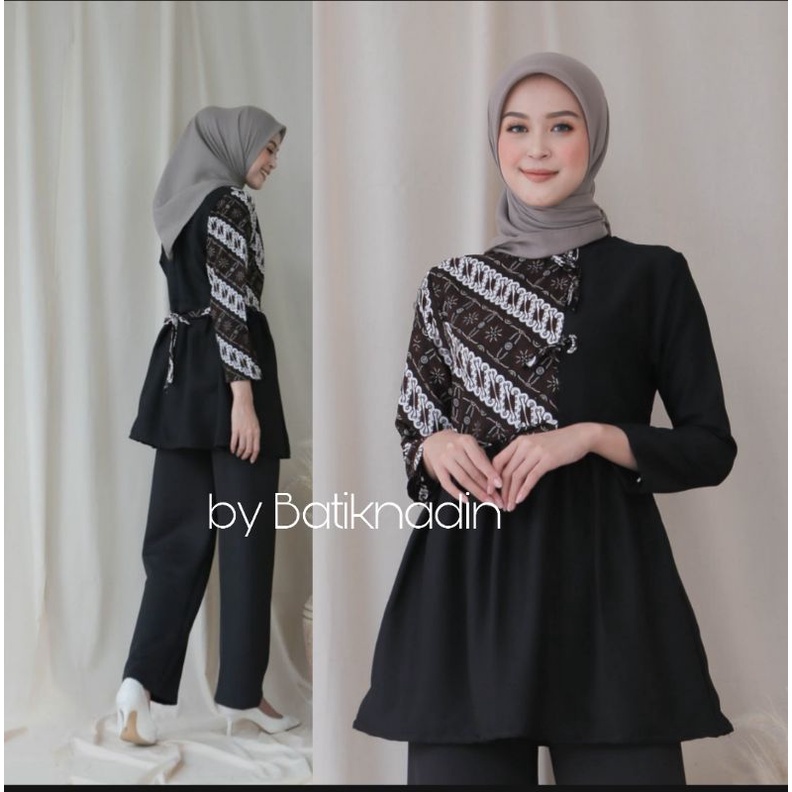 Banting Harga Atasan Batik Wanita Kerja Jumbo Dolby Dolbi Dobby Doby Atasan Wanita Asj Modern Dan Terbaru 2020. 8b6V96ac1Gy75k