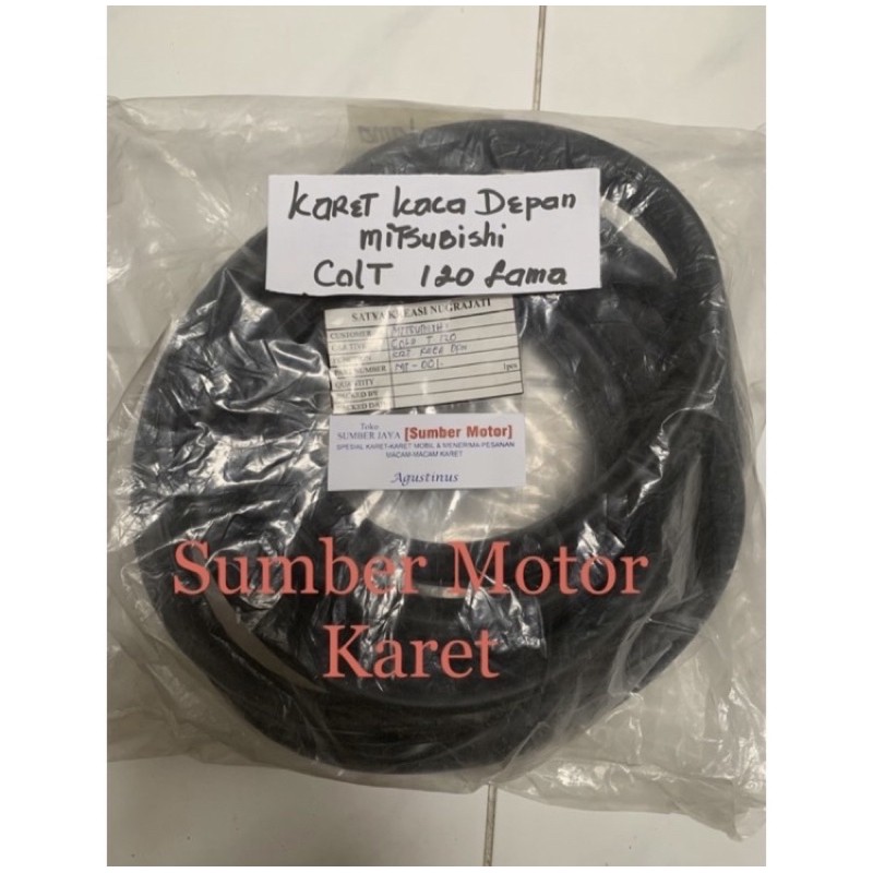 Karet Kaca Depan Mitsubishi Colt T 120 Lama th 75-81