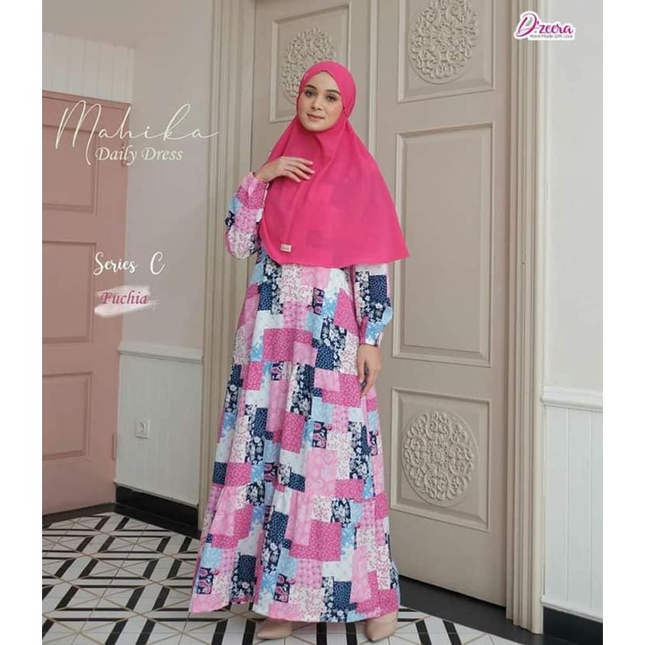 D'ZEERA GAMIS WANITA MAHIKA DRESS ONLY SERIES C TERBARU MOTIF LUCU KEKINIAN