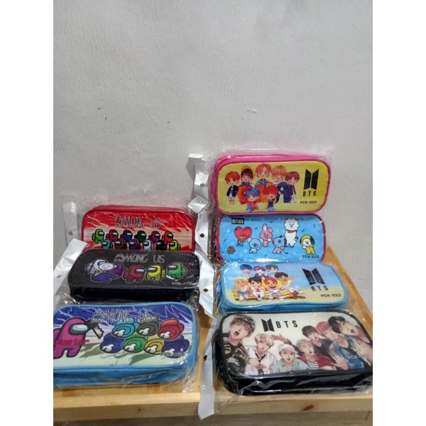 

KOTAK PENSIL BTS BTS21 AMONG US SQUID GAME WADAH PENSIL LUCU MURAH BERKUALITAS