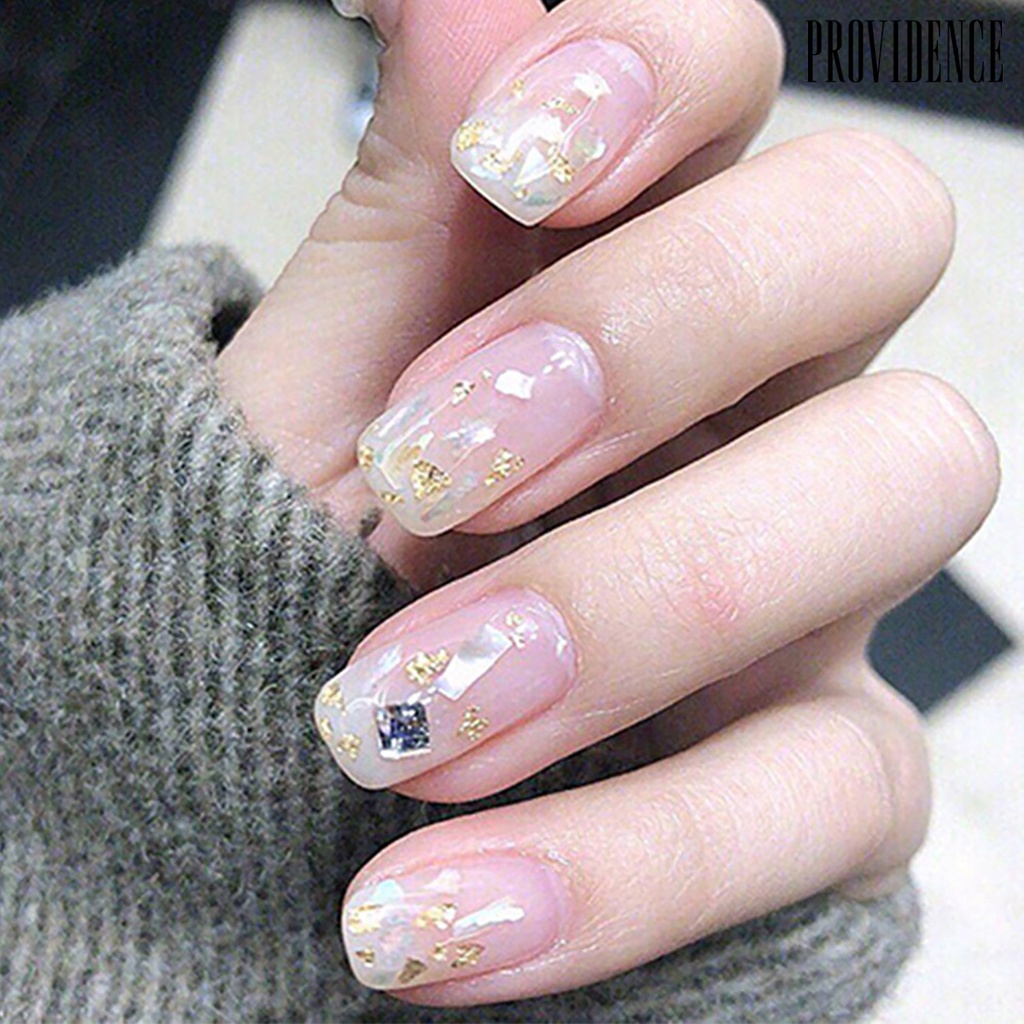 Providence 12 Mix Colors Shiny Charming Attractive Shell Nail Art Sequins for Party