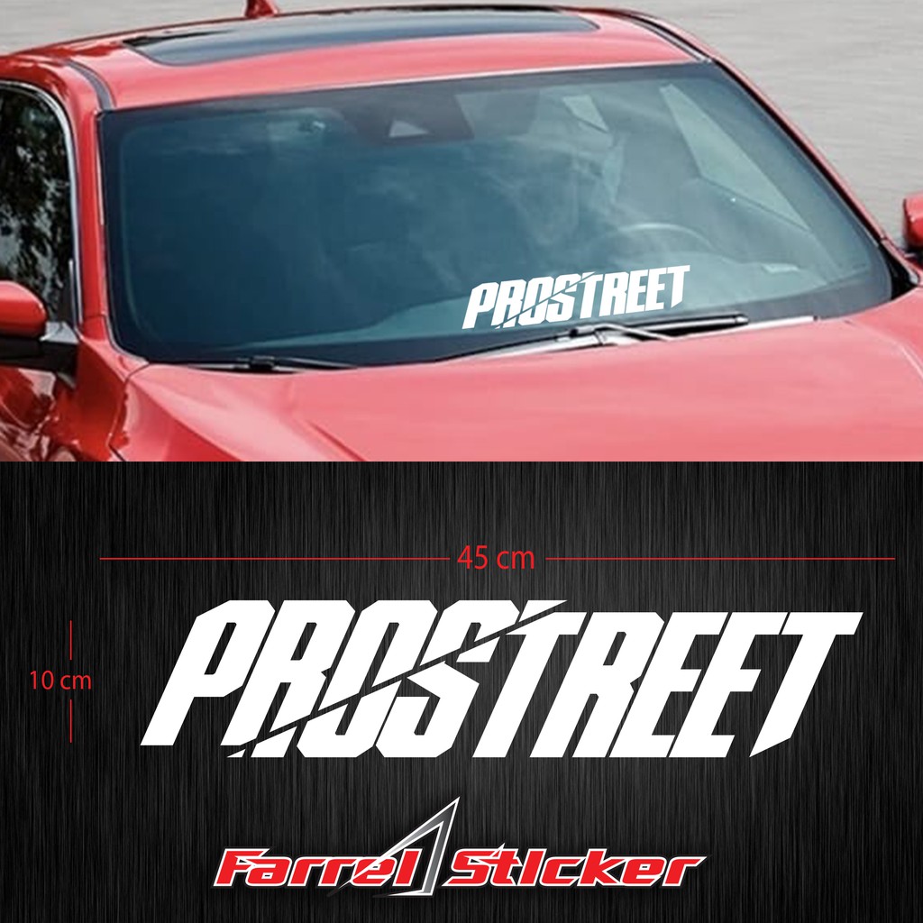 stiker PRO STREET sticker PROSTREET 45 CM