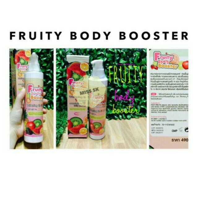 Fruity body booster spf 70 ori thailand