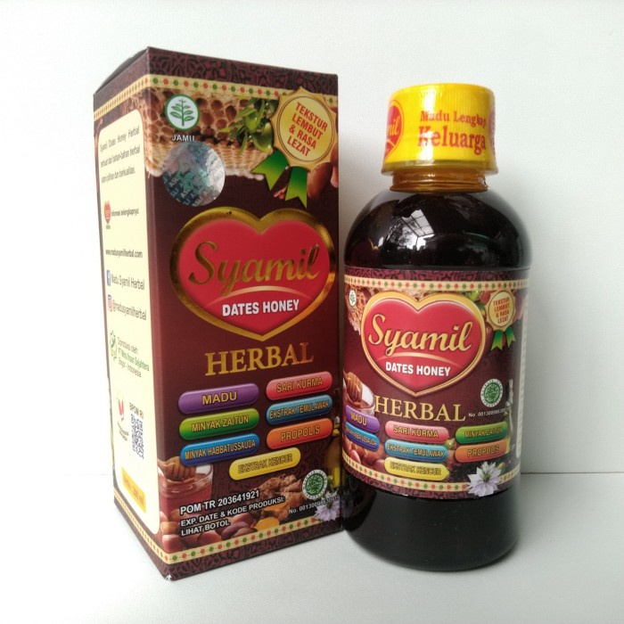 

MADU SYAMIL FAMILY UNTUK IBU HAMIL / MADU SYAMIL DATES FAMILY 200 ML