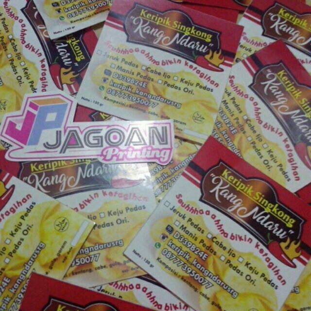

STIKER LABEL PRODUK MAKANAN