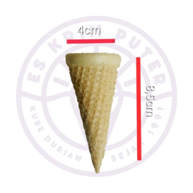 

cone waffle ice cream /corong es krim cone