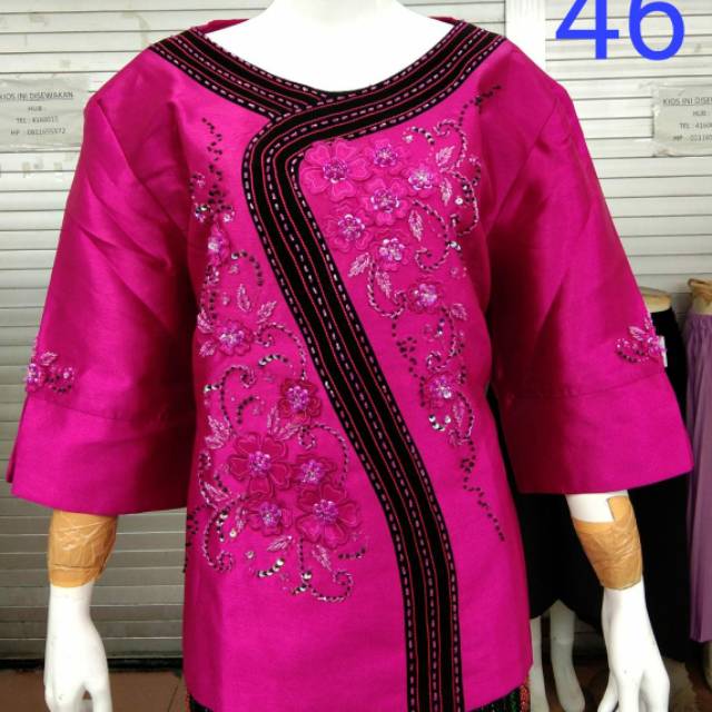 Blous bangkok KBNA bahan taveta