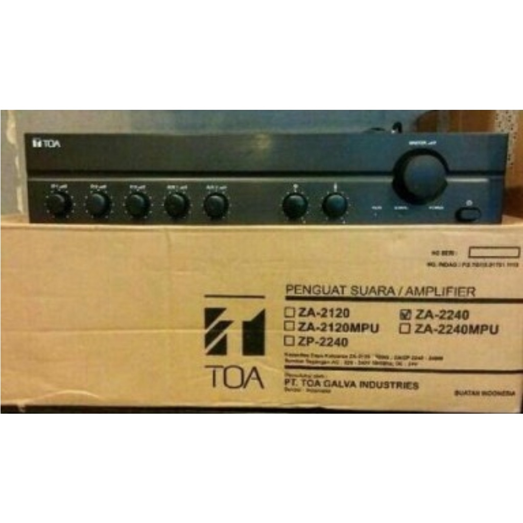 Power Amplifier Toa Za2240 Za 2240 Original Garansi Resmi