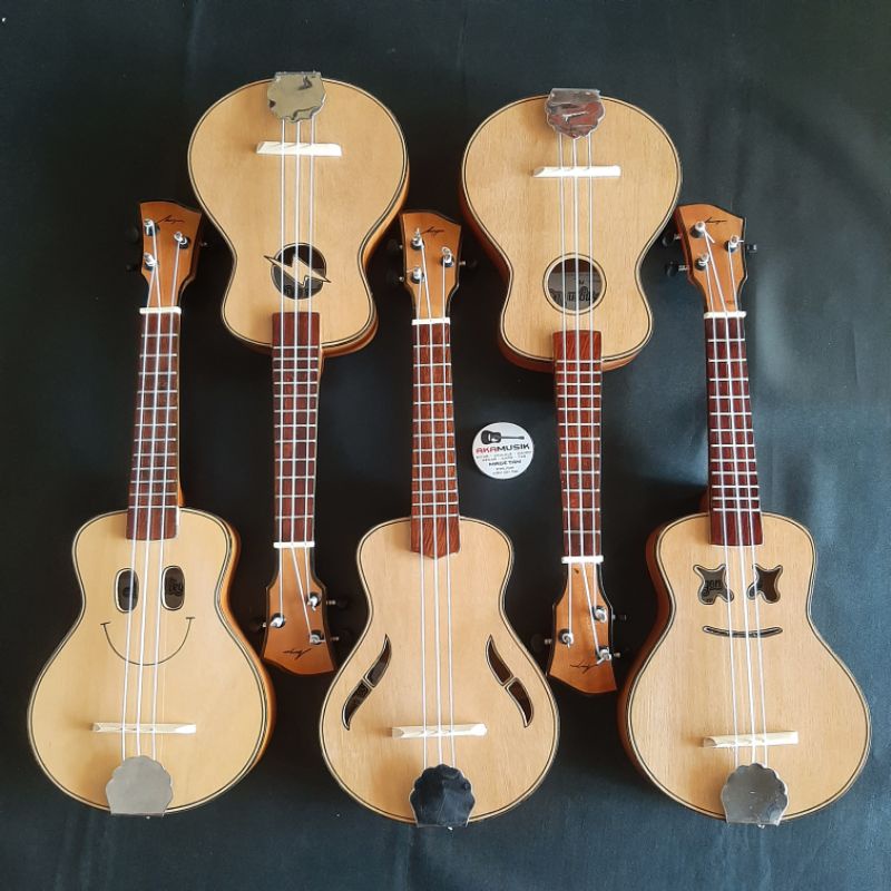 ukulele kentrung pare tipis senar 3 dan senar 4 bonus pick