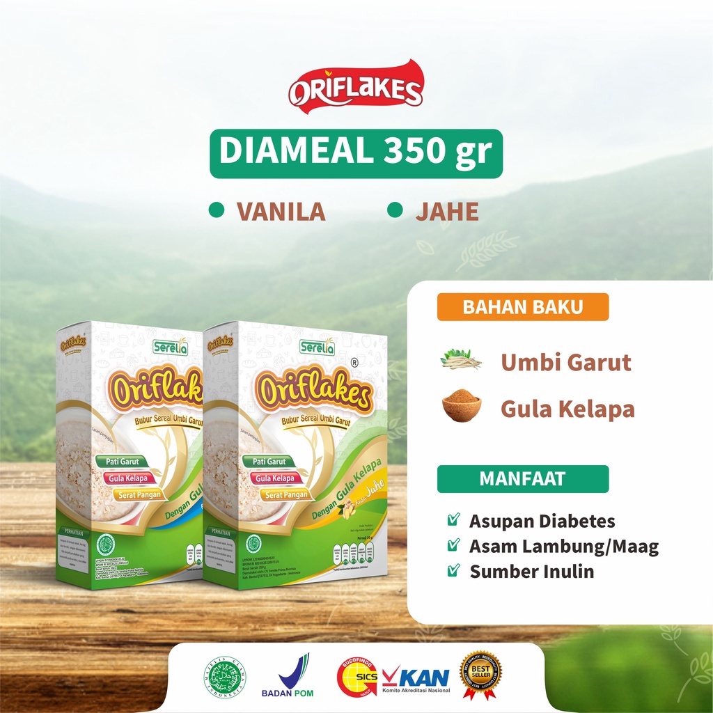 

Oriflakes sereal Low IG diameal diabetes meredakan asam lambung 350 gram