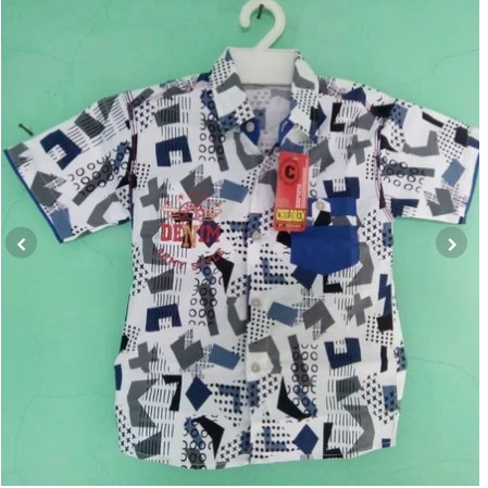 KEMEJA ANAK LAKI LAKI 8-10 TAHUN