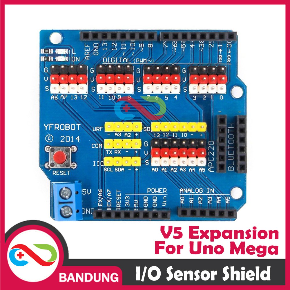 ARDUINO UNO EXPANSION BOARD SENSOR SHIELD V5.0 FOR UNO R3 MEGA