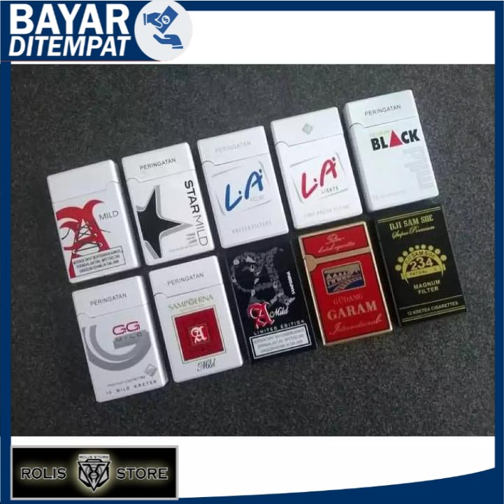 BISA COD-READY STOCK Korek Api Brand Rokok RANDOM  Korek  Lighter  Mancis