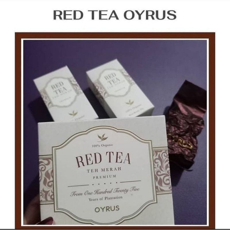 

Red tea oyrus /minuma anti kanker