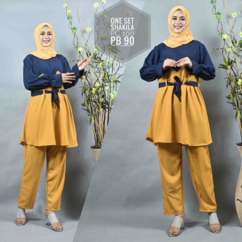 Stelan setcel ShakilaTerbaru / One set Shakila Premium