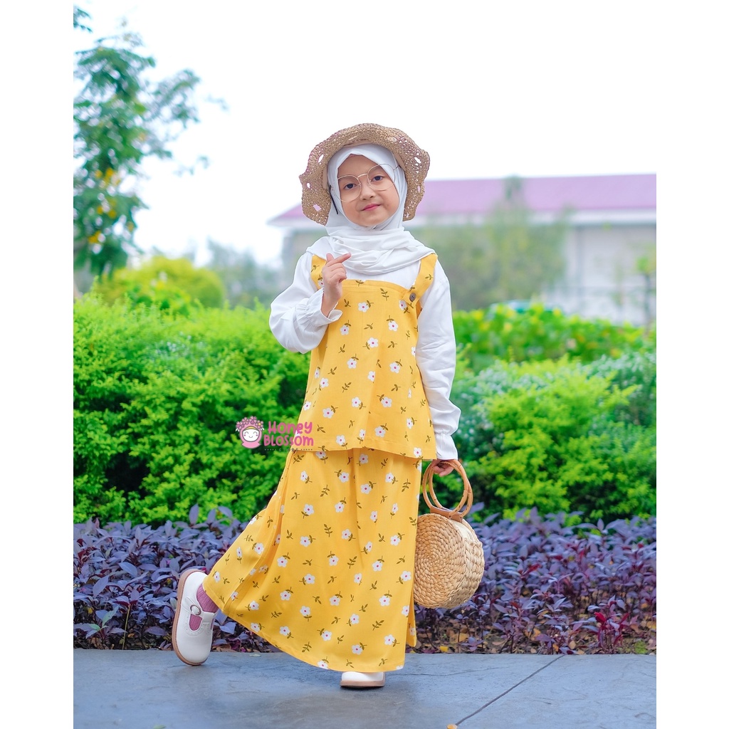 HoneyBlossom - setelan muslim anak / setelan muslim anak perempuan 3 tahun alyssa