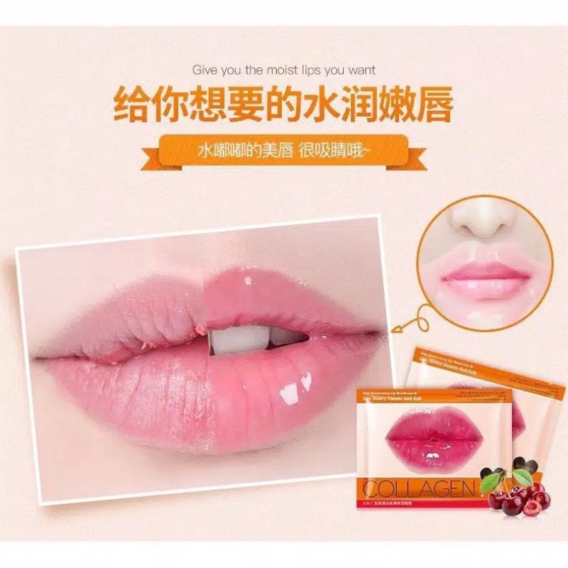 Masker Bibir Collagen Image / Masker Perawatan Bibir