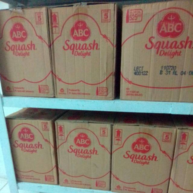 Sirup abc squash lychee 12 x 525 ml (karton) pengiriman khusus gojek/grab