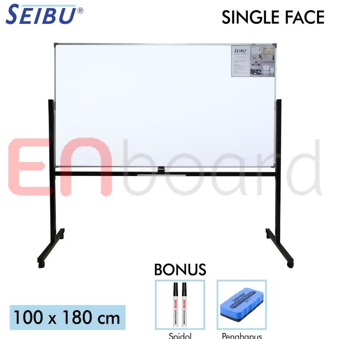 

Papan Tulis Whiteboard Standing Single Face Seibu 100 x 180 cm