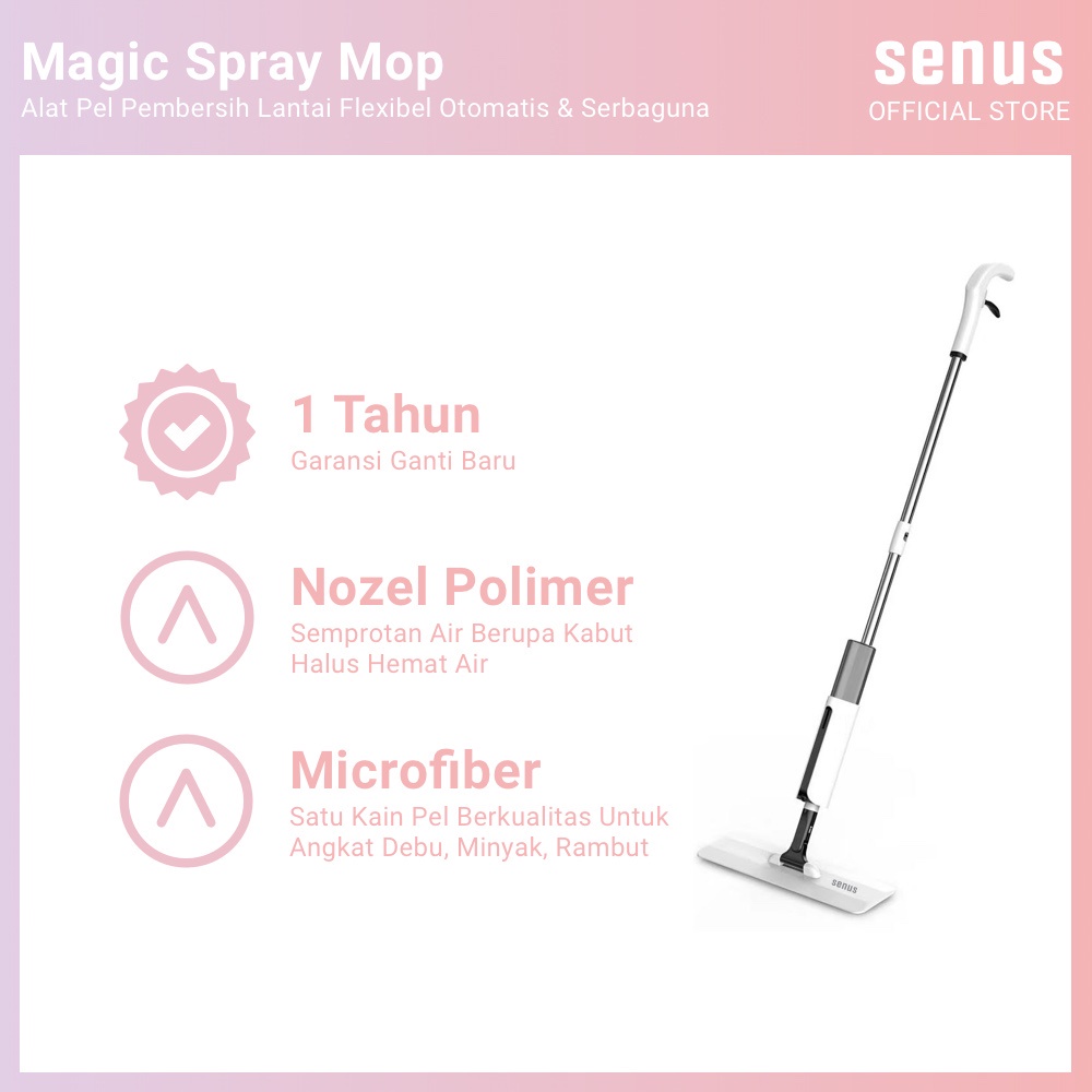 Alat Pel Semprot Senus Kain Microfiber