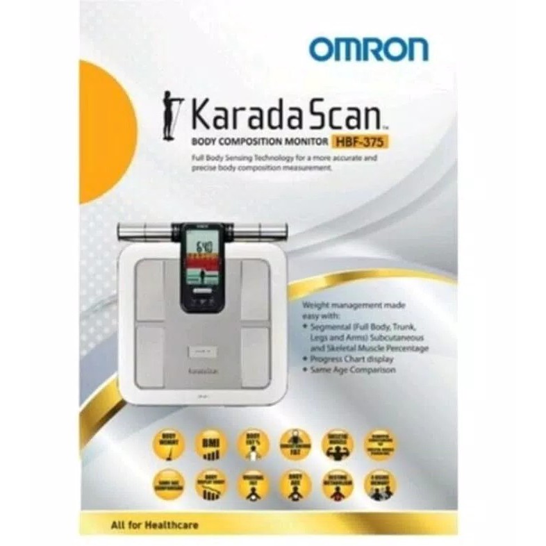 Timbangan Omron Karada Scan HBF 375 Body Fat Composition Monitor