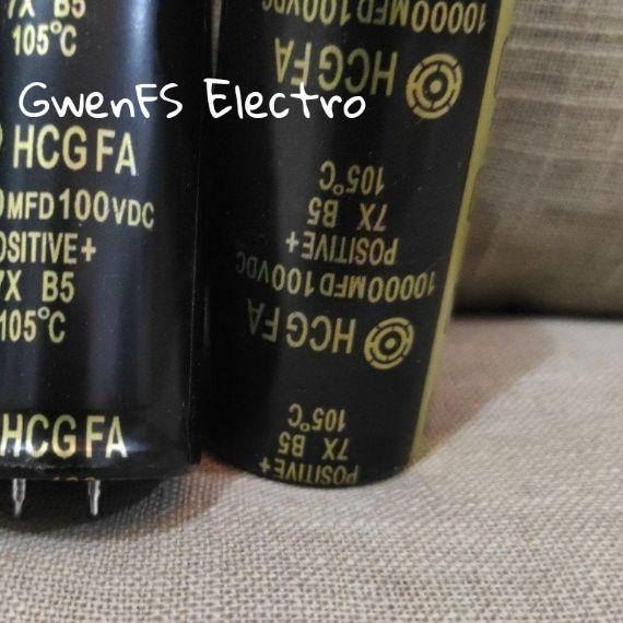 Ω ELCO 10000UF 100V HCG ORI, Capasitor Elco HCG Promo ☚
