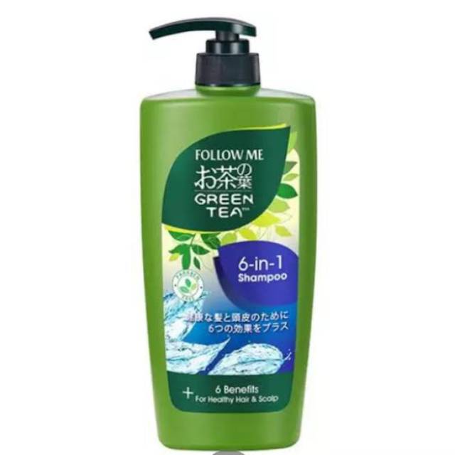 (READY) Follow Me Green Tea 6 in 1 Shampoo 650ml