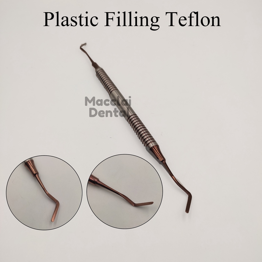 DENTAL PLASTIC PLASTIS FILLING TEFLON INSTRUMEN UNTUK VENEER COMPOSITE