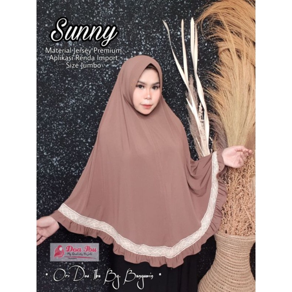 DOA IBU || Jilbab syari size Jumbo ori DOI