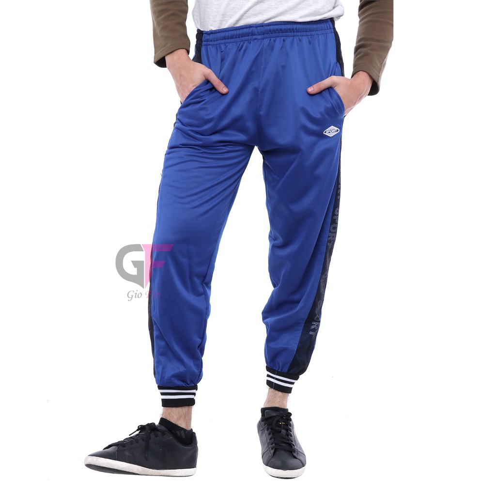 GIOFLO Celana Panjang Sporty Training Casual Olahraga Biru / CLN 1150